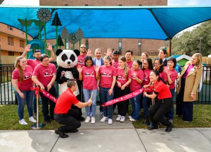 Panda Cares and CMN ribbon cutting