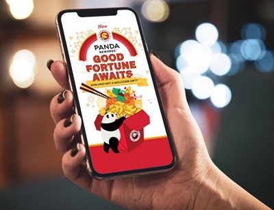 Panda Rewards App on Mobile Phone in Hand