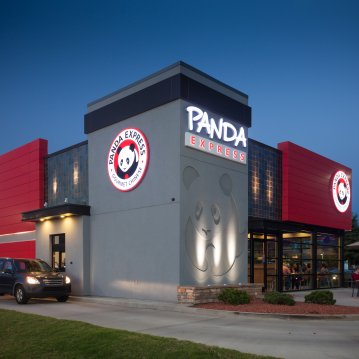 Memphis Panda Express Drive-Thru Exterior Night