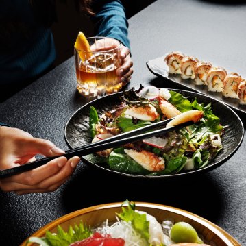 Pasadena Panda Inn Dining Table with Food View 4